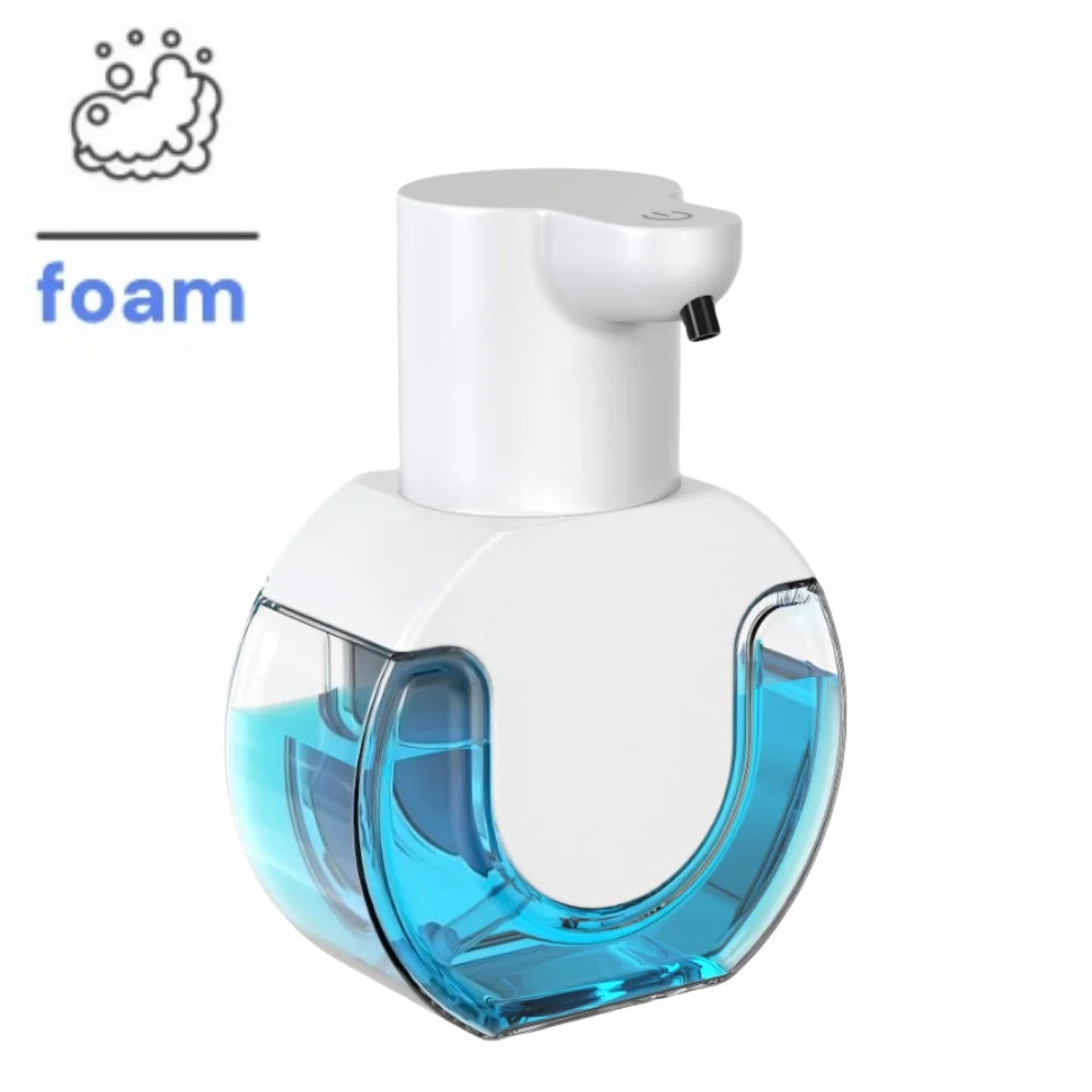 Dispensador automático de jabón líquido/espuma, dispensador eléctrico sin contacto, recargable por USB con sensor infrarrojo para baño y cocina.