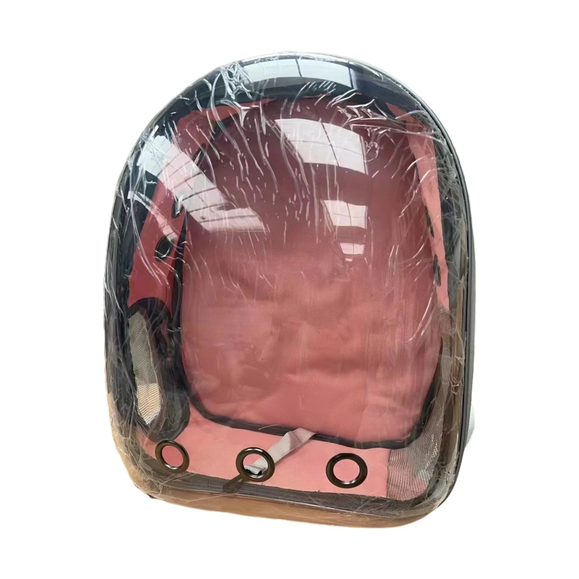 Mochila transportadora para gatos con burbuja transparente de 360° y diseño transpirable: bolsa de viaje espaciosa y ligera para aventuras al aire libre.