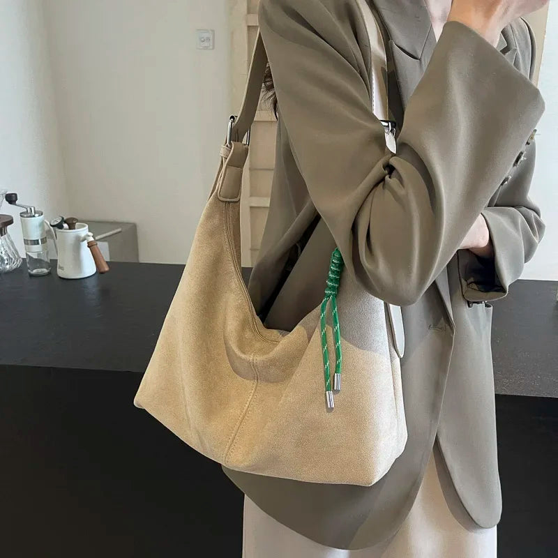 Bolsos Hobo de Piel PU de LEFTSIDE para Mujer, Bolso de hombro de invierno para mujer, Nueva Tendencia de Moda Coreana 2025, Bolsos y Carteras Y2K