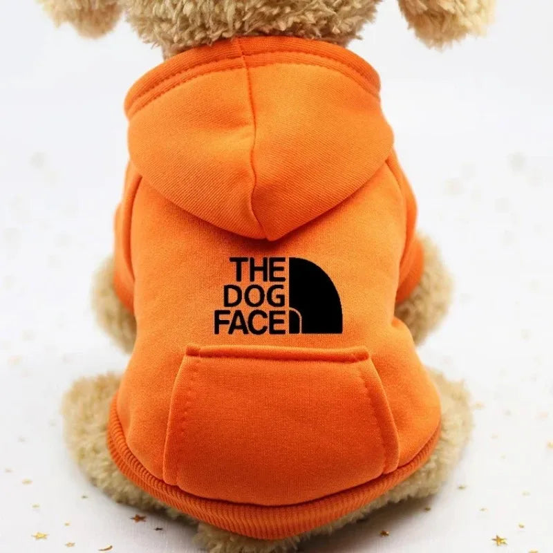 Suéter de otoño e invierno, estilo vaquero, con bolsillo, ropa para dos patas, ropa deportiva para mascotas, ropa para perros y gatos, suministros para mascotas