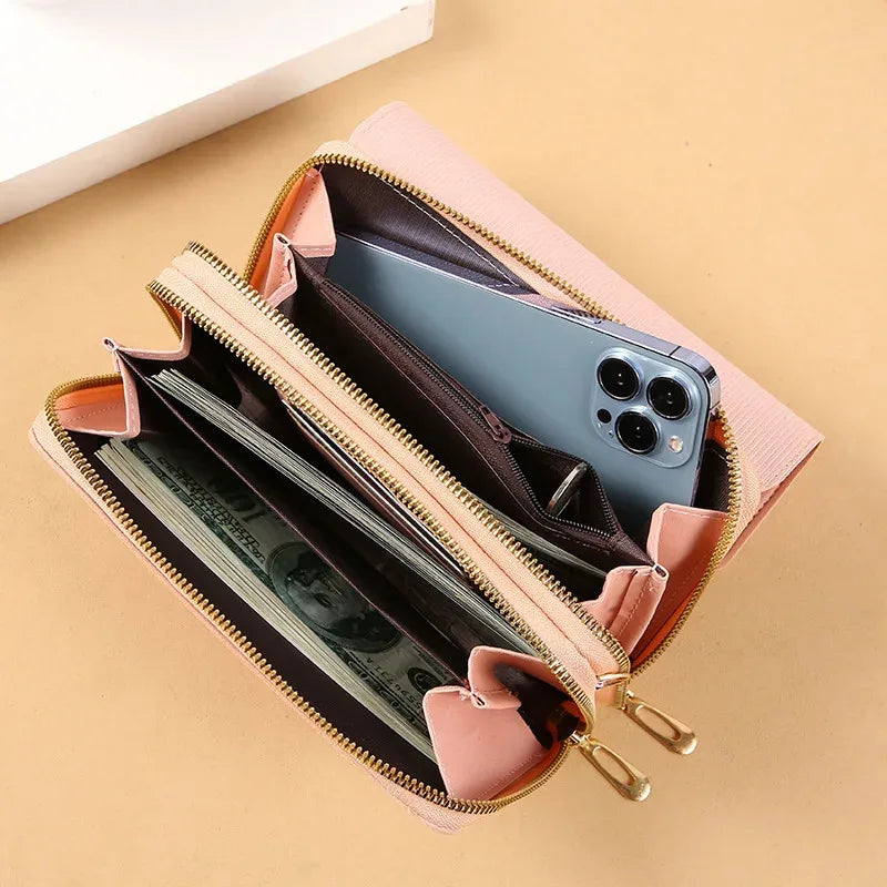 Cartera de mujer de tamaño mediano – Bolso de hombro convertible con bolsillo para monedas, diseño multifuncional