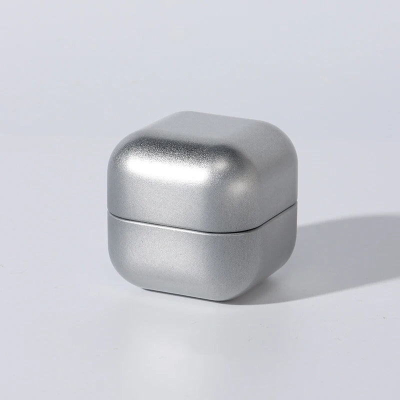 Caja metálica de acero inoxidable para té, mini recipiente portátil de viaje, tarro para azúcar, café, organizador, caja sellada para té, almacenamiento de cocina.