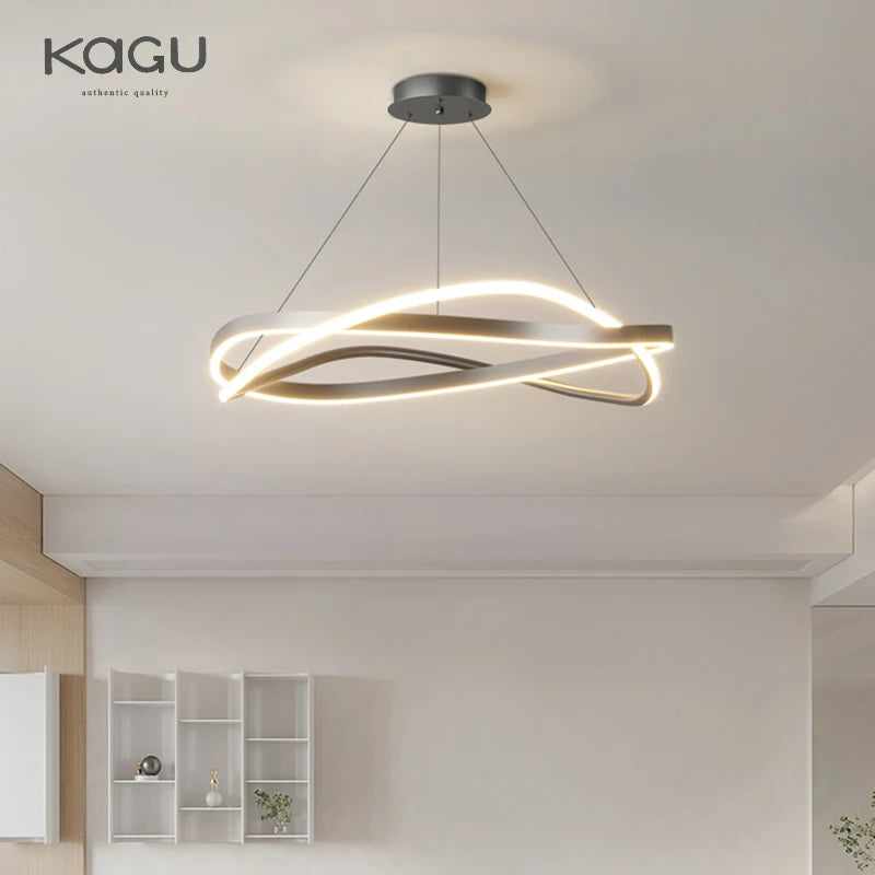 Lámparas colgantes minimalistas de lujo para sala de estar, estilo posmoderno, sencillas, para restaurante, lámparas de techo para dormitorio, decoración del hogar.