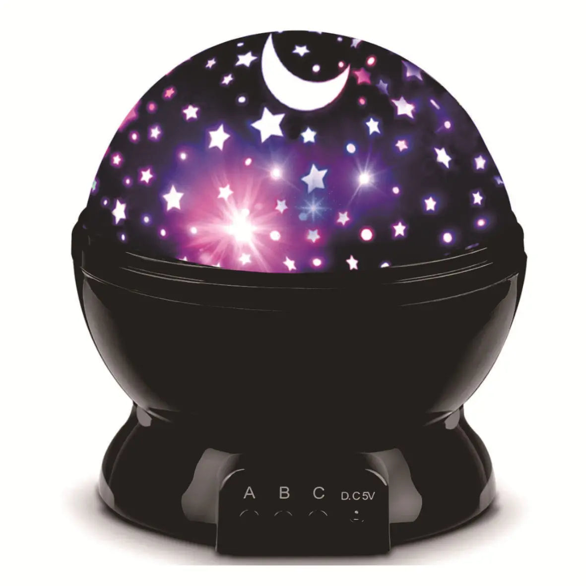 LED Starry Night Light Auto Rotating Pattern 500mAH Lithium Battery Starry Night Projection Light for Bedroom Decoration