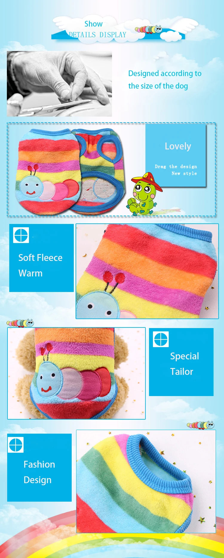 Lindo chaleco de invierno para perros pequeños y gatos, suéter cálido para mascotas, chaqueta acolchada de franela suave para cachorros, accesorios para perros XXS