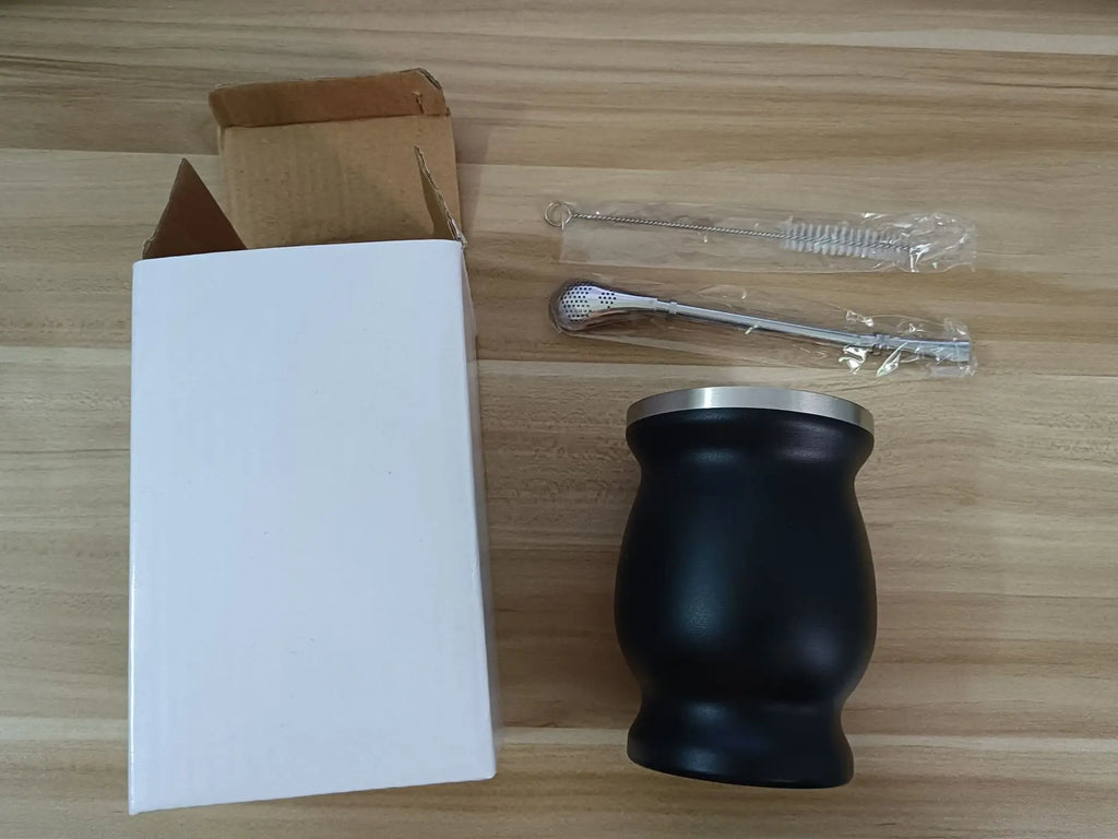 Termo de acero inoxidable para  mate, con aislamiento térmico, botella de agua argentina, gran oferta, Matero para  mate, 1000 ml
