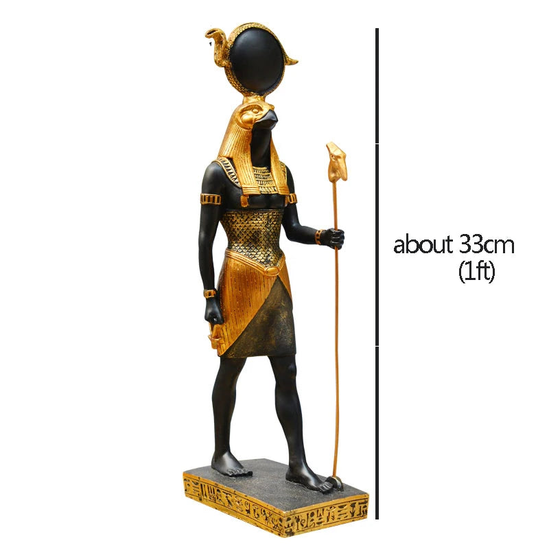 Ojo del dios águila acumótica de aproximadamente 26 cm, santo patrón del faraón, dioses del antiguo Egipto, cultura egipcia, artículos de escritorio para el hogar.