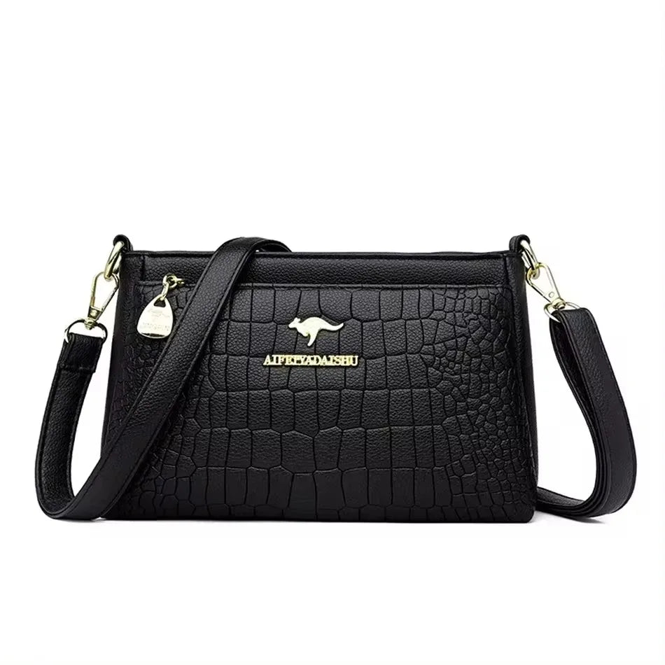 Bolso de mano de lujo con estampado de moda, gran capacidad, piel suave, bolso bandolera para mujer, bolso de hombro/bandolera, bolso de mano de diseño para mujer, bolso de mano informal.
