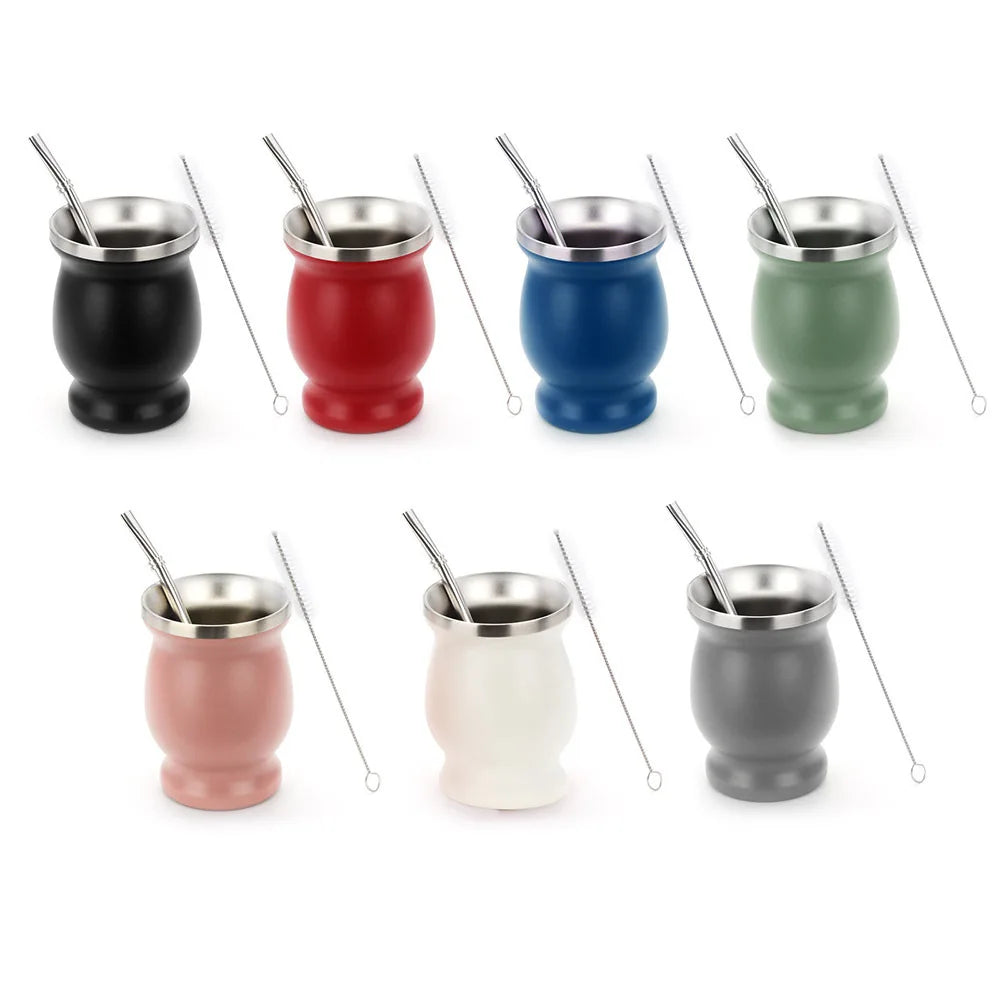 Termo de acero inoxidable para  mate, con aislamiento térmico, botella de agua argentina, gran oferta, Matero para  mate, 1000 ml