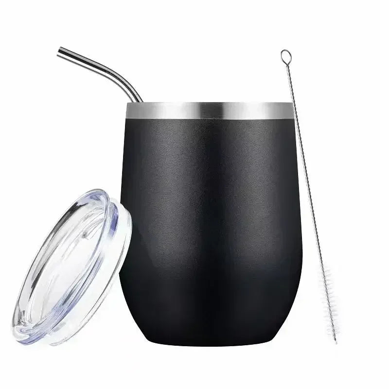 Juego de mate de acero inoxidable de doble pared con taza y bombilla. Incluye mate  y bombilla.