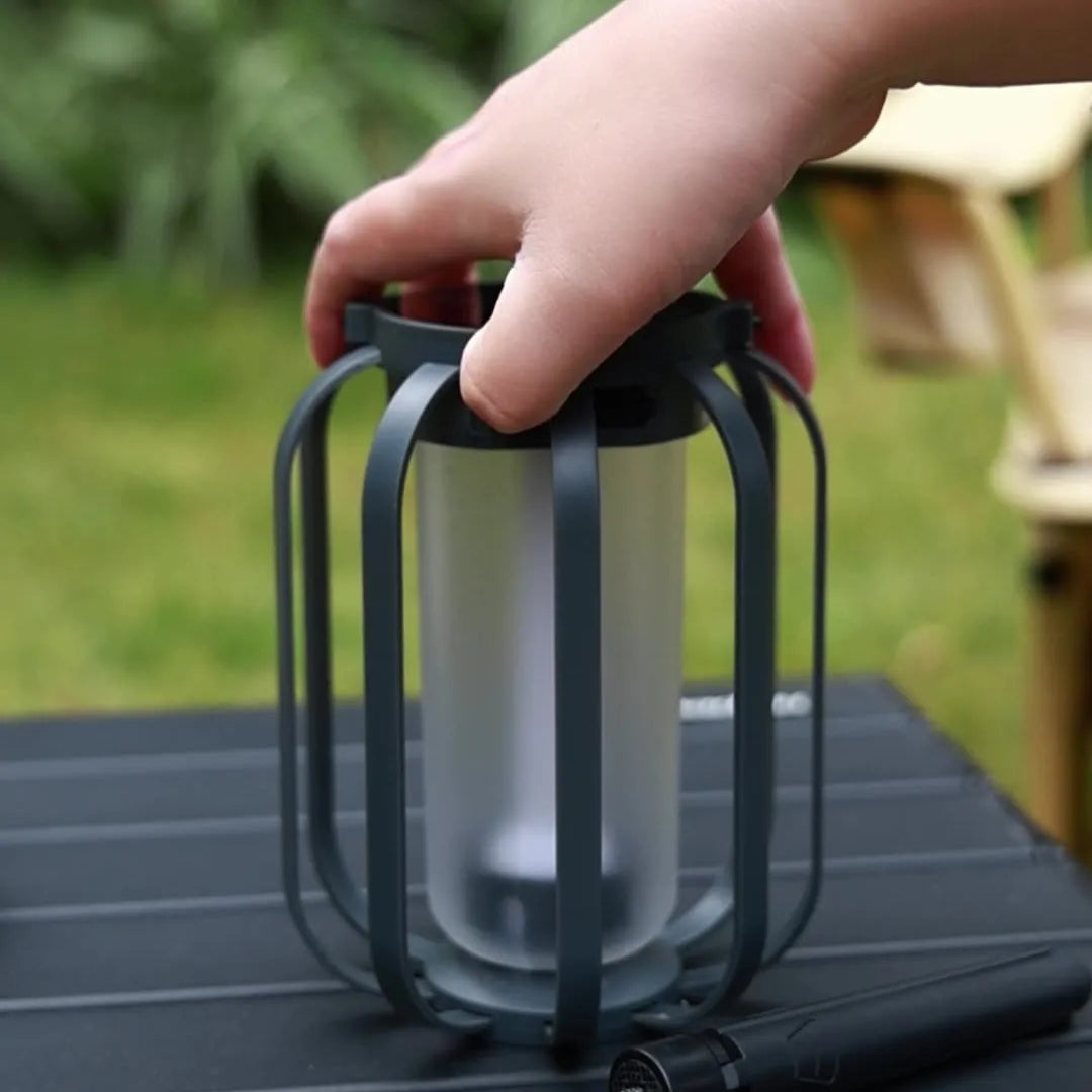 Faroles solares con luz de llama parpadeante, luces solares para jardín, escritorio, camping, impermeables, colgantes, patio y jardín.