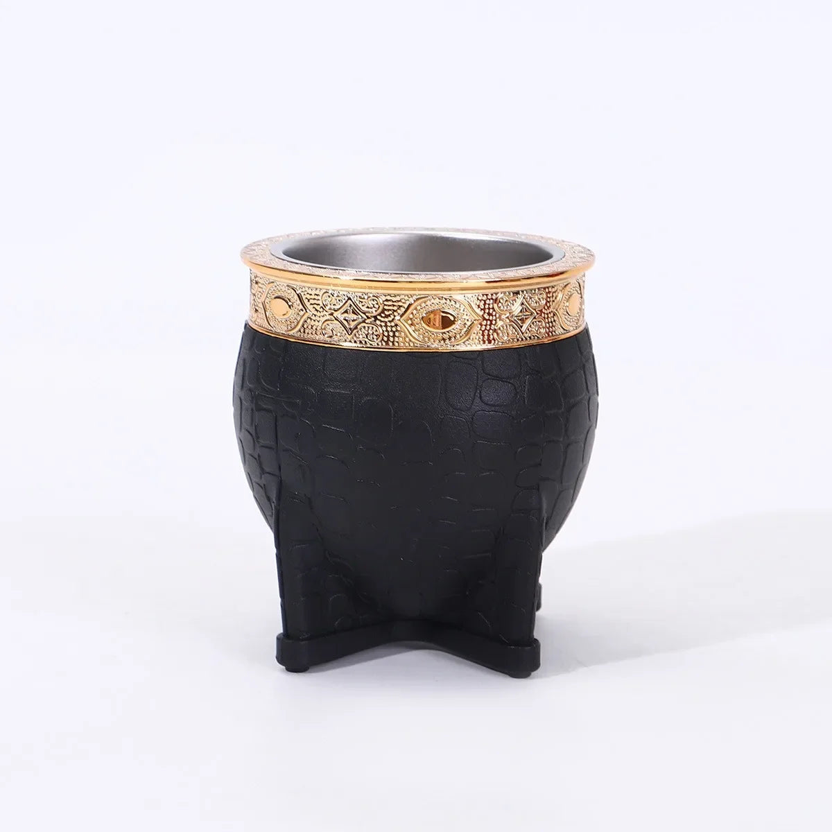 Mate aluminio con textura de cuero