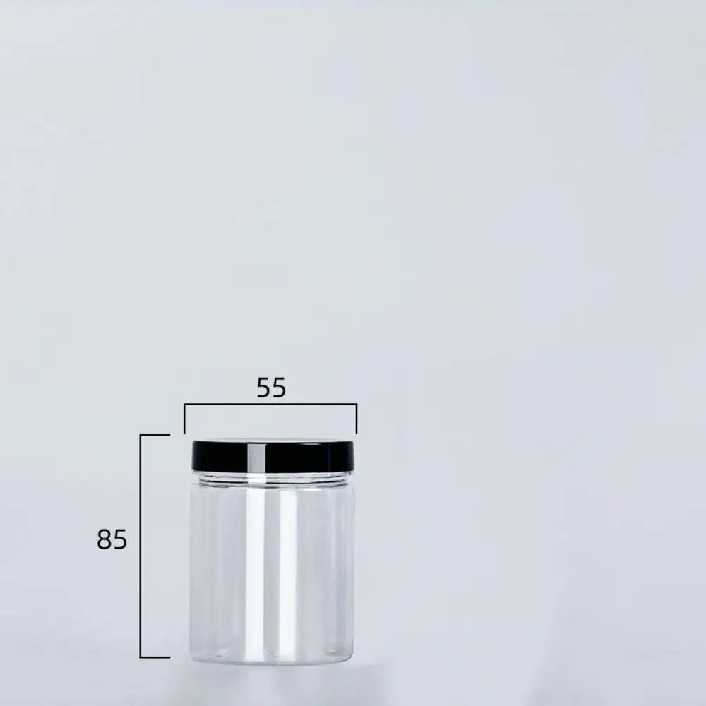 Lata transparente sellada con tapa, a prueba de olores de alimentos, envase de almacenamiento, botella para granos de café, condimentos, accesorios de cocina