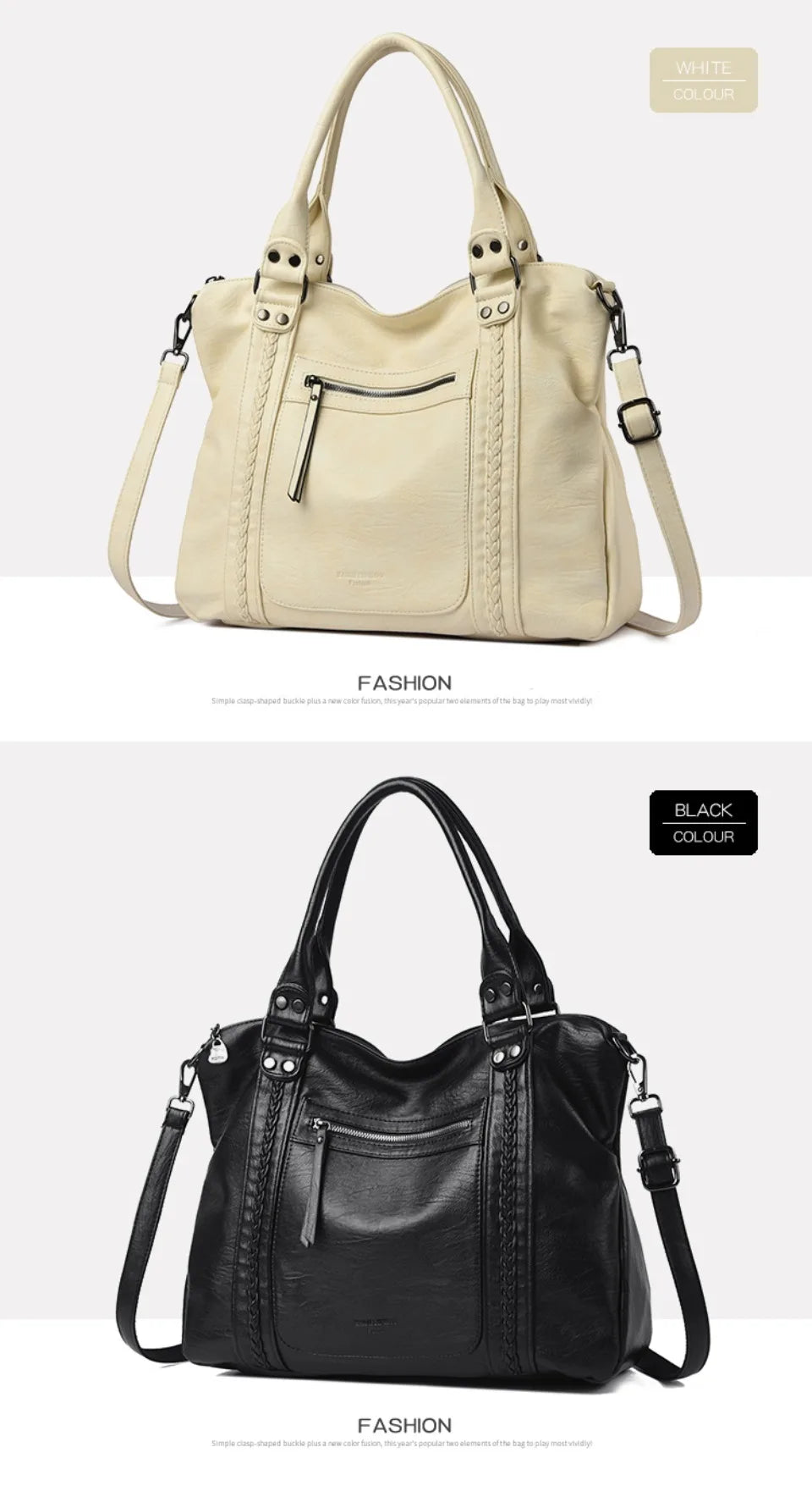 Bolsos de hombro y bandolera de piel suave de marca auténtica para mujer, bolsos de mano de lujo, bolsos de diseñador informales tipo tote y bandolera.
