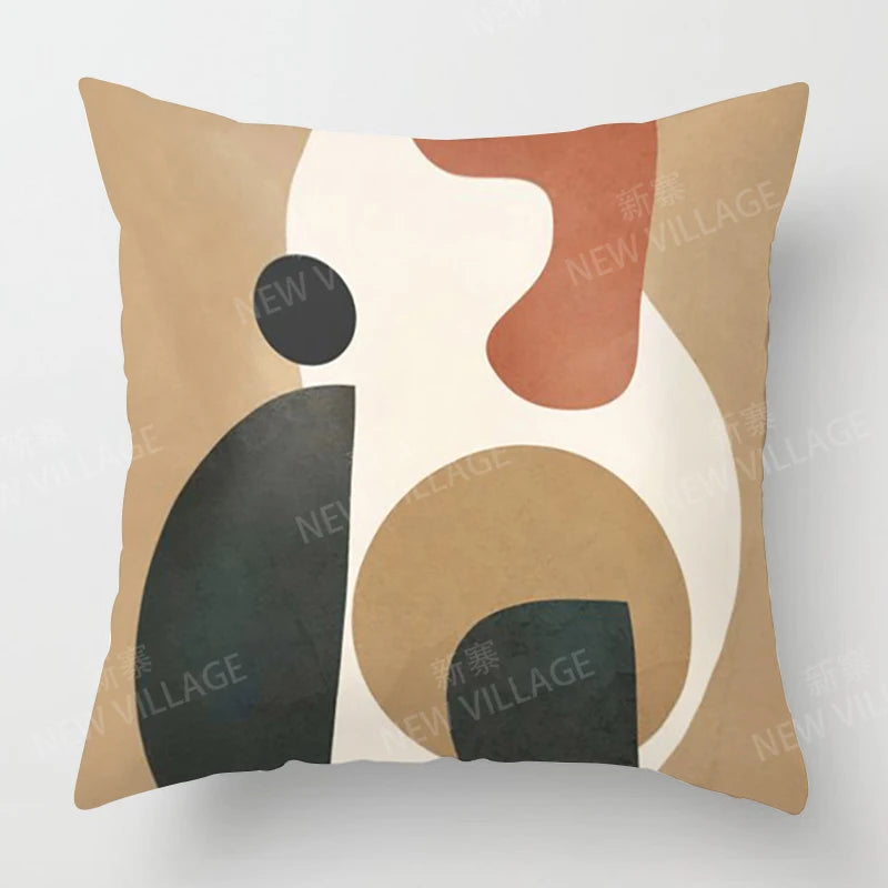 Funda de almohada/cojín para sofá, decoración moderna nórdica de lujo para el hogar, otoño, 45x45cm 45*45 50x50 60x60cm 40x40 35x35 Abstracto Geométrico