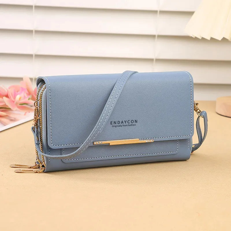 Cartera de mujer de tamaño mediano – Bolso de hombro convertible con bolsillo para monedas, diseño multifuncional