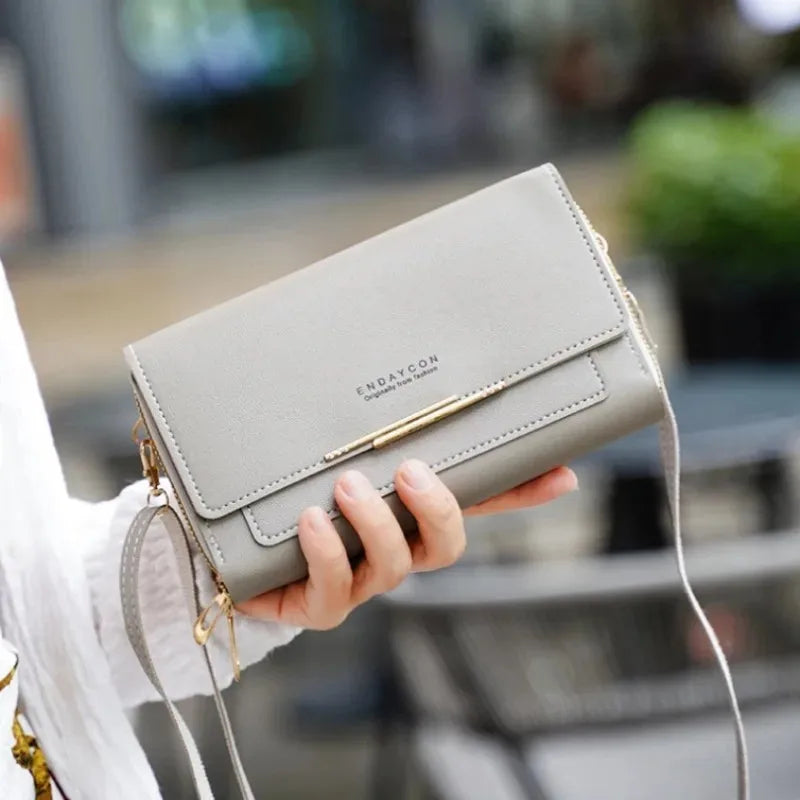 Cartera de mujer de tamaño mediano – Bolso de hombro convertible con bolsillo para monedas, diseño multifuncional