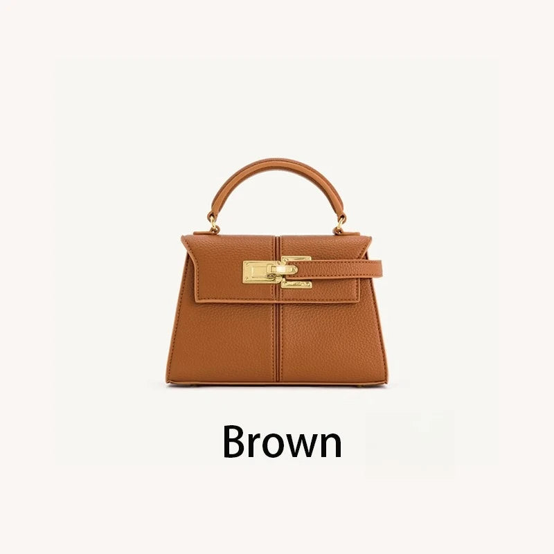 Bolso trapezoidal JW PEI, nuevo estilo, piel auténtica, bolso de mujer, alta gama, versátil, bandolera, a la moda, estilo exclusivo.