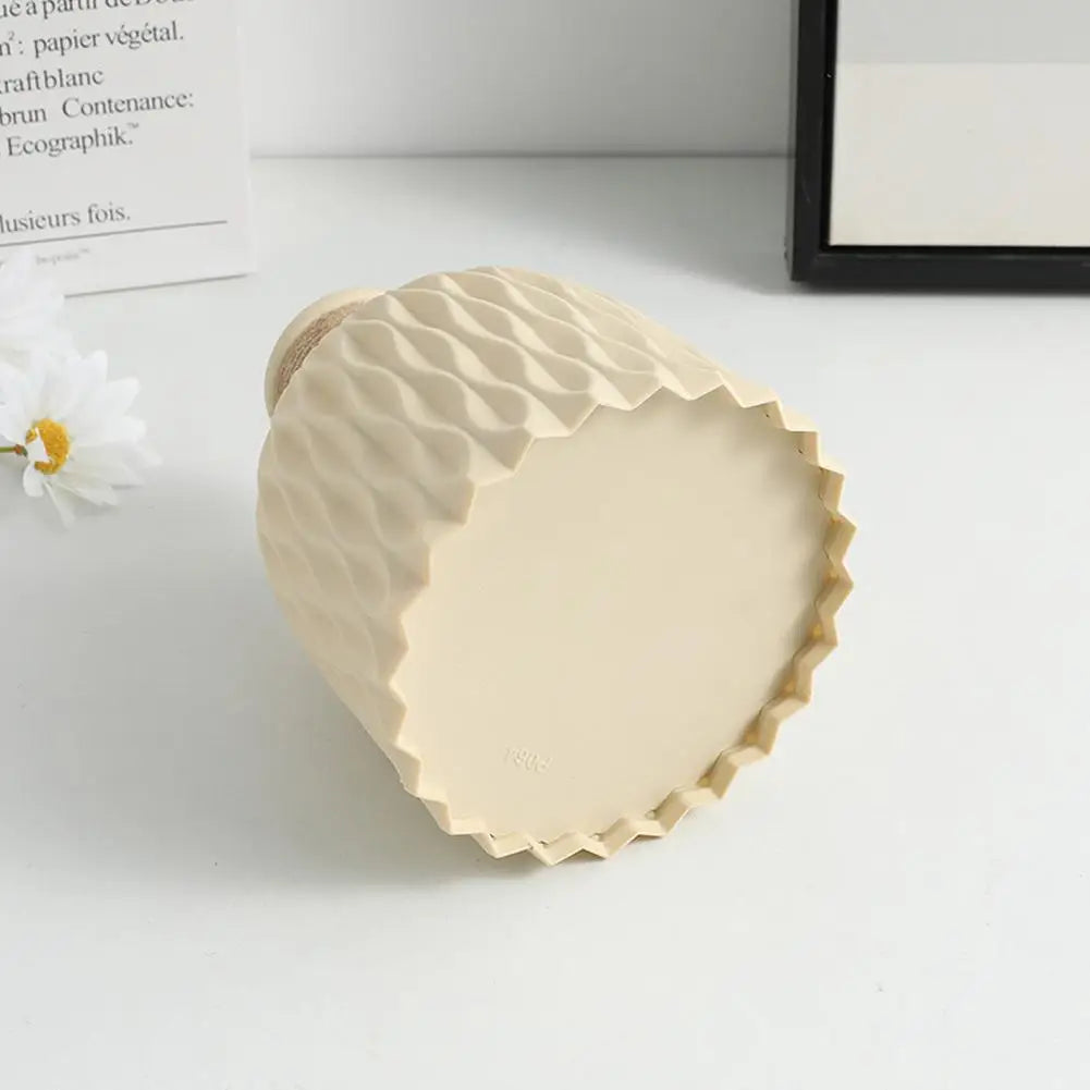 Jarrón de plástico con cuerda, arreglo floral, maceta DIY, sala de estar, porcelana, imitación de flor, adornos de decoración para el hogar.