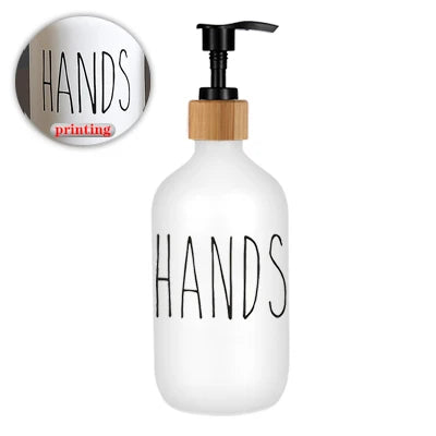 Dispensador de jabón líquido para platos de 500 ml, recargable, para baño, jabón de manos, champú, gel de ducha, líquido, subbotellado, accesorios de cocina.