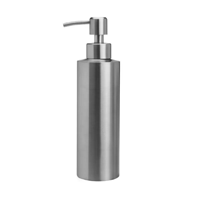 Dispensador de jabón líquido, botella para gel, acero inoxidable 304, plata, oro rosa, bomba para loción, jabón de manos, dispensador para cocina y baño.