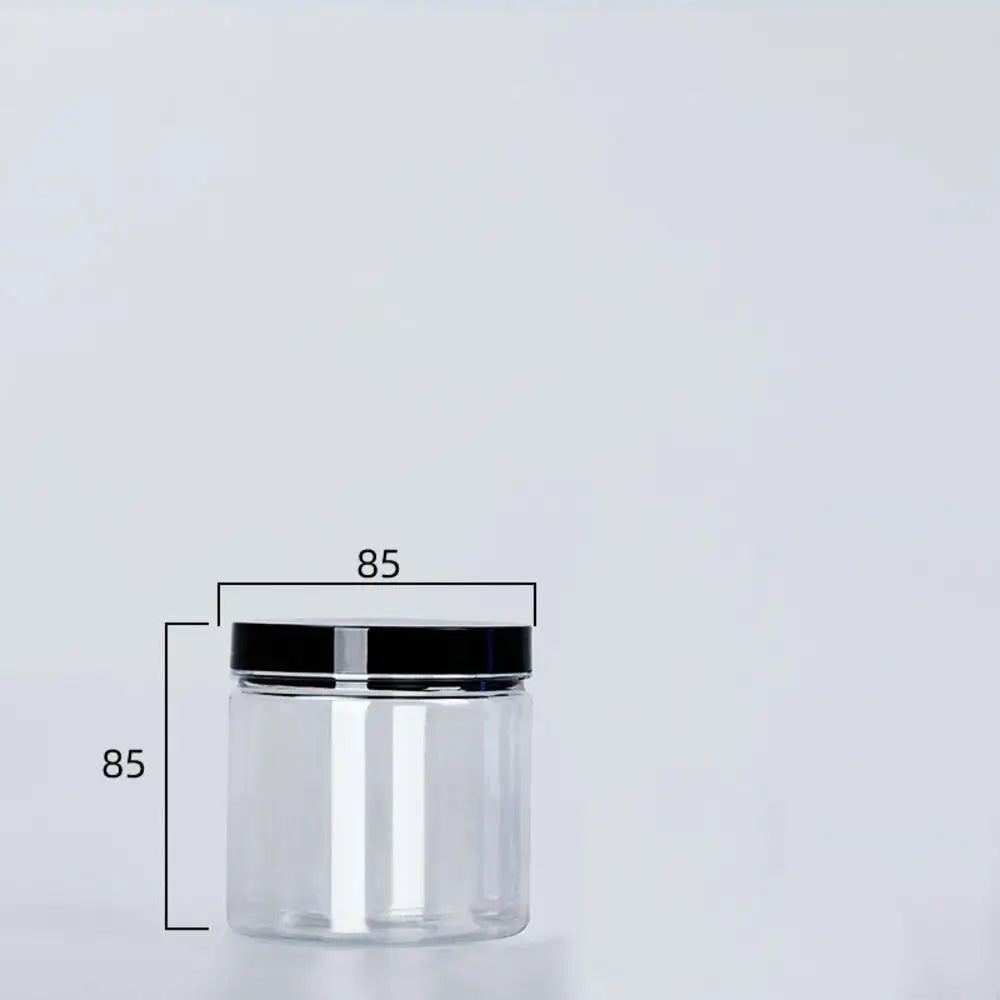 Lata transparente sellada con tapa, a prueba de olores de alimentos, envase de almacenamiento, botella para granos de café, condimentos, accesorios de cocina