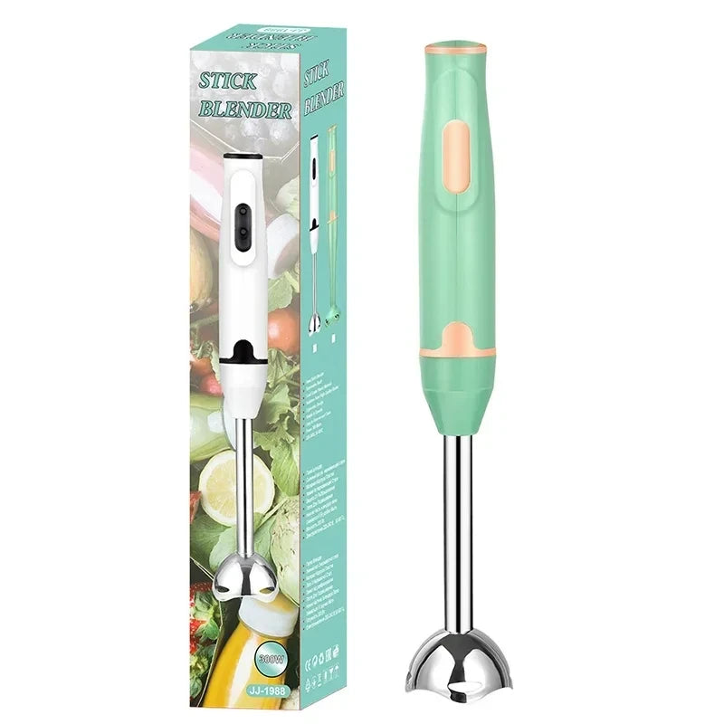 Batidora de mano de inmersión HOMEFISH, picadora eléctrica de alimentos y verduras, batidora de mano para batidos y salsas.