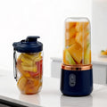 Licuadora portátil de doble vaso con USB, exprimidor de frutas para batidos, malteadas y zumos, procesador de alimentos compacto, exprimidor de naranjas.