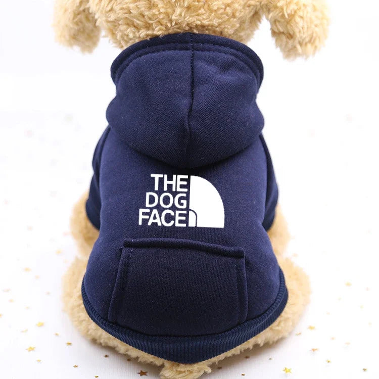 Suéter de otoño e invierno, estilo vaquero, con bolsillo, ropa para dos patas, ropa deportiva para mascotas, ropa para perros y gatos, suministros para mascotas