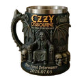 Taza conmemorativa de Halloween 3D de Ozzy Osbourne, taza de acero inoxidable con calavera, taza de agua, taza de cerveza, taza de café, utensilios para beber.