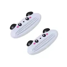 1 unidad Dispensador de pasta de dientes multifunción con diseño de animalito lindo, artículo para el hogar, baño, tubo, dispensador de pasta de dientes de dibujos animados