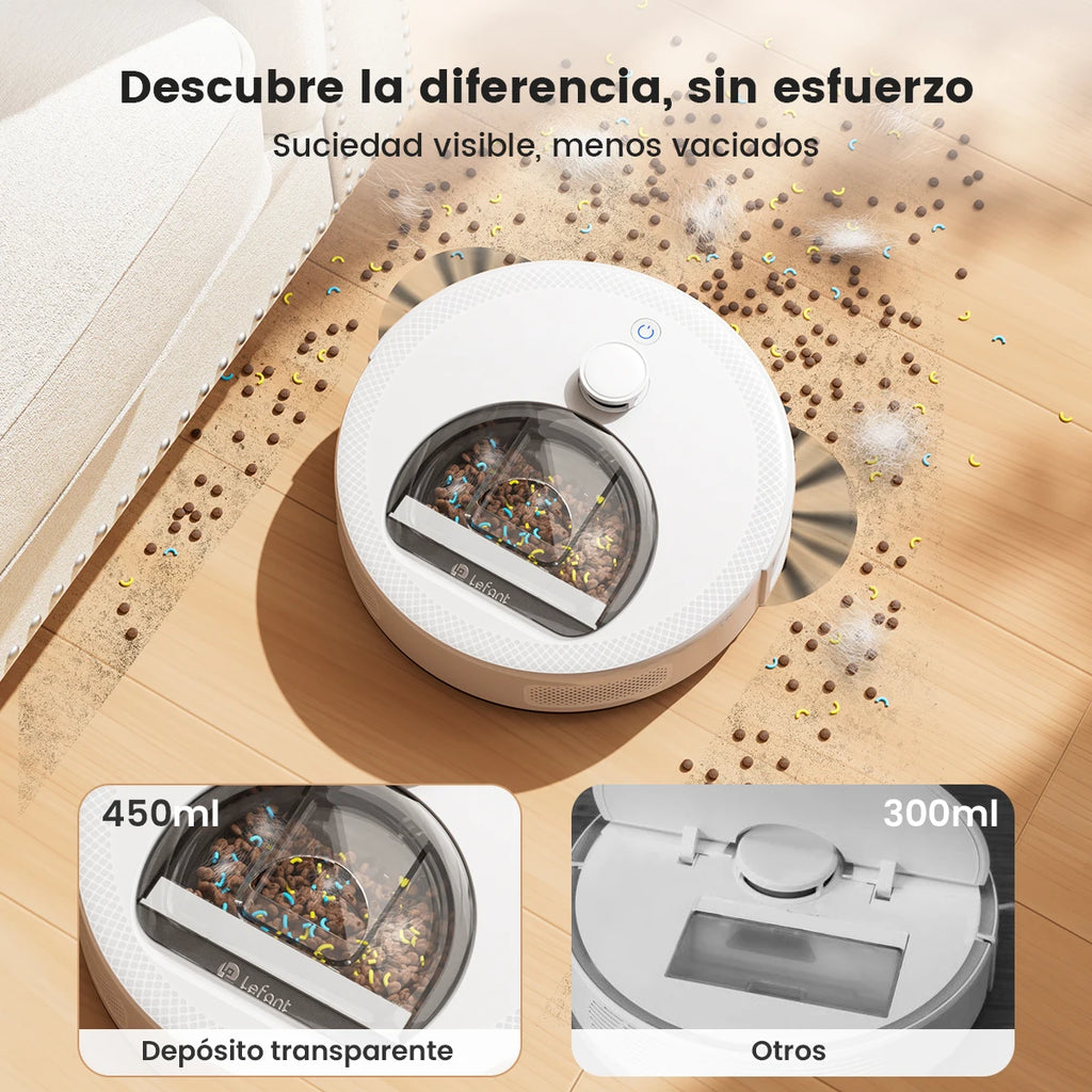 Robot aspirador Lefant M330 Pro M 330S y combinación MIP 5000 Pa dTOF LiDAR Navegación Alexa/Google/WiFi Ideal para T