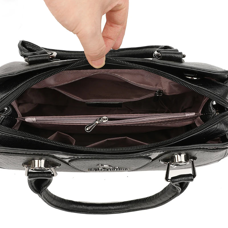 Bolsos de lujo para mujer, bolsos de diseñador, bolsos cruzados de cuero para mujer, bolsos de hombro para mujer, bolsos de mano para mujer Sac a Main 2024 Sac