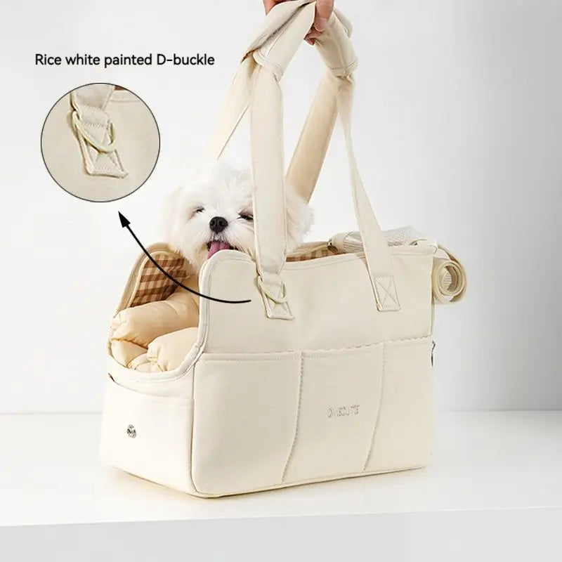 Bolso de hombro portátil Puppy Go Out para perros, bolso para mascotas, gatos, chihuahuas, yorkshire terriers, suministros para perros, adecuado para perros pequeños, transportín para perros