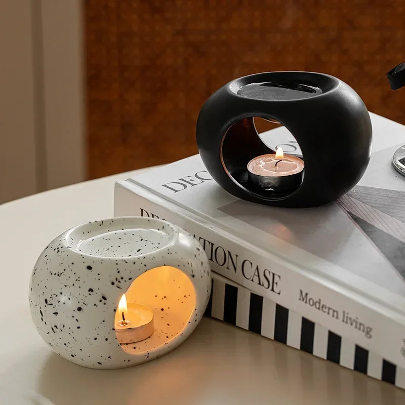 Quemador de aceite esencial tipo difusor de varillas para velas, hogar, spa, salón, difusor de incienso líquido para aromaterapia.