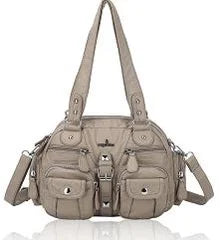 Bolsos de mano Angel Kiss para mujer, bolso tipo cartera con asa superior, bolso de hombro de PU, paquete de empanadillas, regalos, bolsos de hombro, bolso para teléfono y dinero