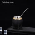 Taza para mate de acero inoxidable de doble capa con aislamiento térmico