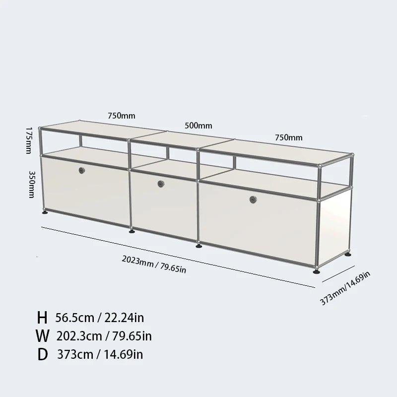 Mueble para TV, armarios de almacenamiento, mueble esquinero, vitrina metálica, módulo para sala de estar, muebles modulares de bricolaje