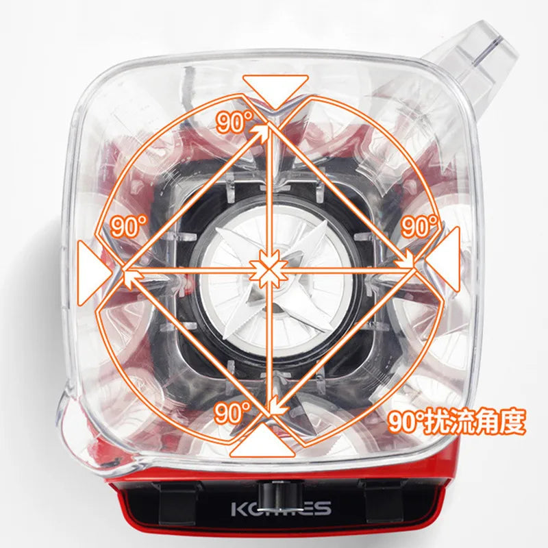 Máquina eléctrica multifuncional para leche de soja para el hogar con función de romper paredes. Batidora potente y grande para hacer batidos.