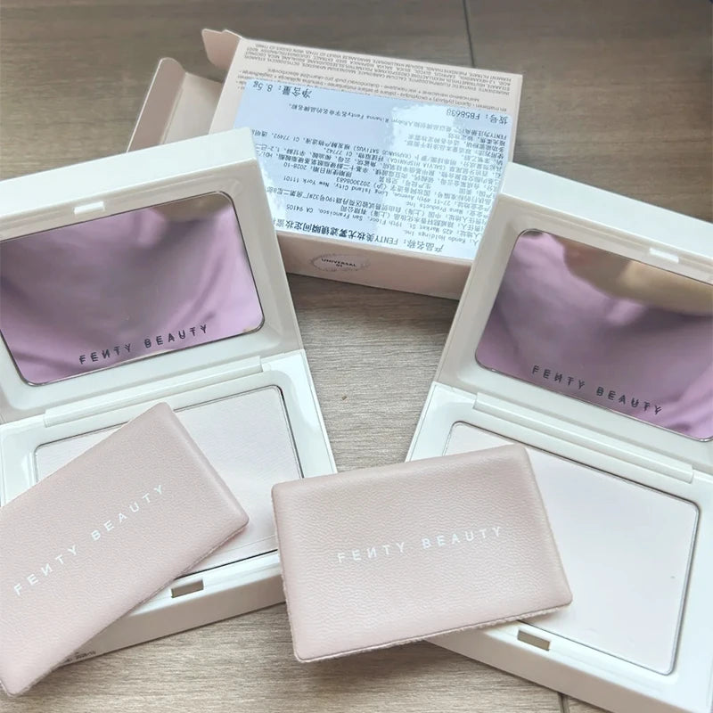 Fenty Beauty Paleta Iluminadora Facial De Alto Brillo, Barra De Contorno Natural, Polvo 3D De Diamante, Efecto Suavizante En Polvo