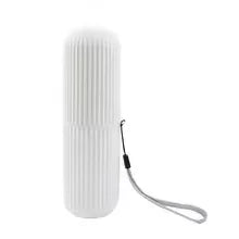 1 unidad de vaso portátil para cepillo de dientes, soporte para pasta de dientes para baño, estuche organizador, caja de almacenamiento para artículos de aseo de viaje, vaso de almacenamiento nuevo y creativo