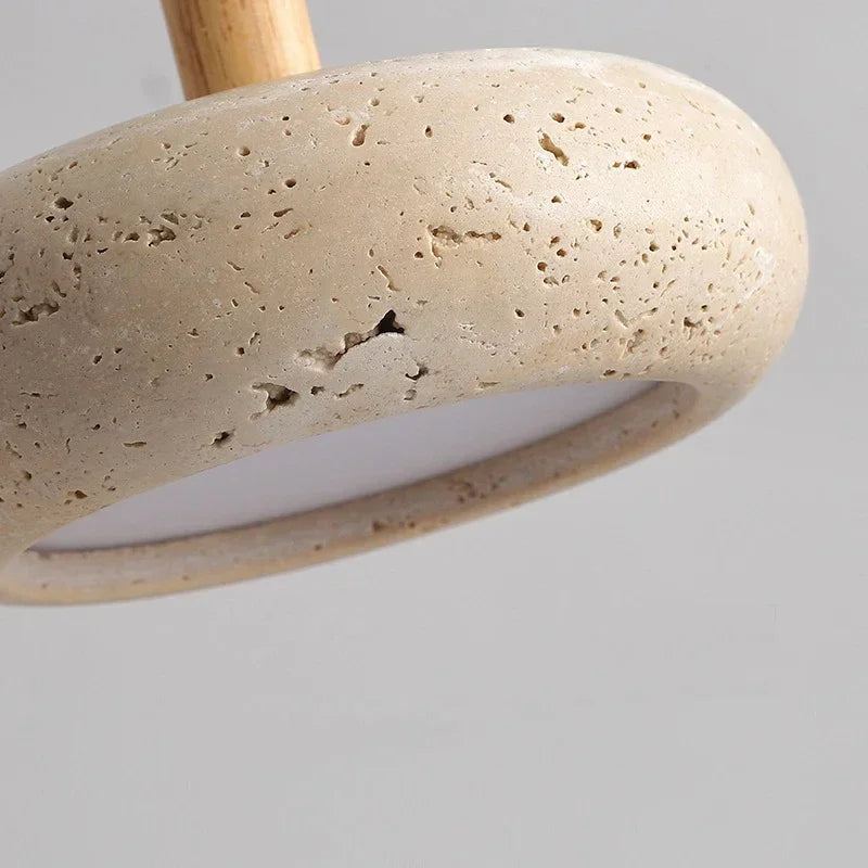 Lámpara colgante de alta calidad, araña de piedra natural, luz de techo colgante para dormitorio, comedor e isla de cocina.