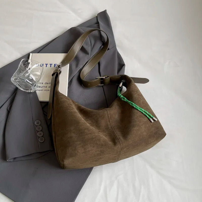Bolsos Hobo de Piel PU de LEFTSIDE para Mujer, Bolso de hombro de invierno para mujer, Nueva Tendencia de Moda Coreana 2025, Bolsos y Carteras Y2K