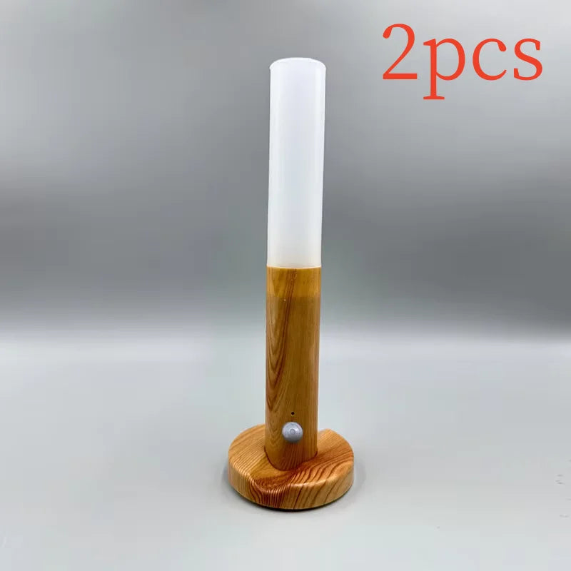 Lámpara de noche LED con carga USB, sensor de movimiento inteligente para mesita de noche, armario o cualquier otro espacio.