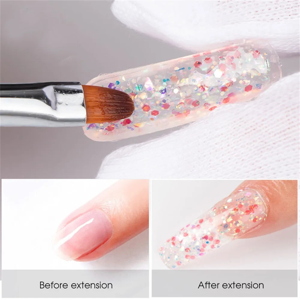 Kit de esmaltes de uñas en gel UV LIMEGIRL con lámpara UV y máquina perforadora, base y capa superior para manicura, esmalte de uñas en gel, kit acrílico de fácil remoción.