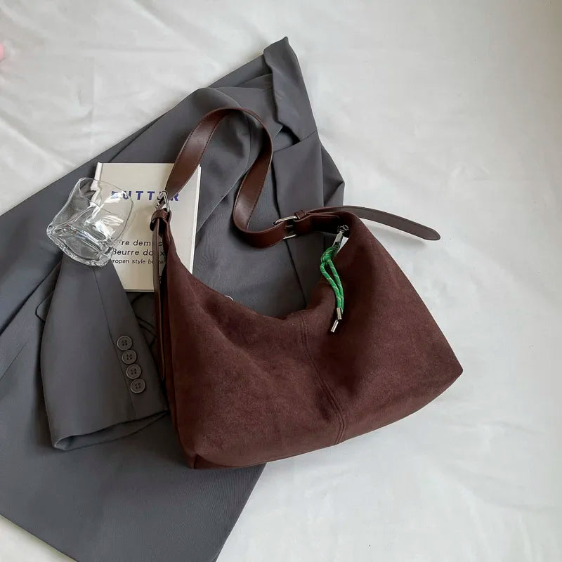 Bolsos Hobo de Piel PU de LEFTSIDE para Mujer, Bolso de hombro de invierno para mujer, Nueva Tendencia de Moda Coreana 2025, Bolsos y Carteras Y2K