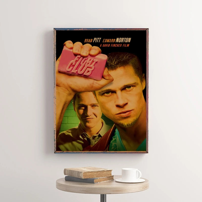 Pósteres de películas clásicas vintage, láminas decorativas retro para el hogar, arte de pared para sala de cine Leon, pintura nostálgica sobre lienzo