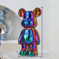 17/27/cm Oso estético Ladrillo Estatua de cerámica Oso de peluche decoración figura de acción Esculturas Adorno para habitación Decoración del hogar Manualidades