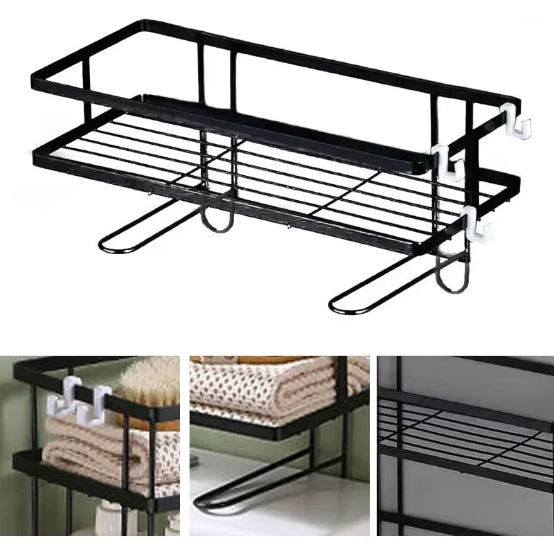 Estante de almacenamiento para inodoro sin perforaciones, estante de almacenamiento diverso para baño, estante de almacenamiento multifuncional para baño