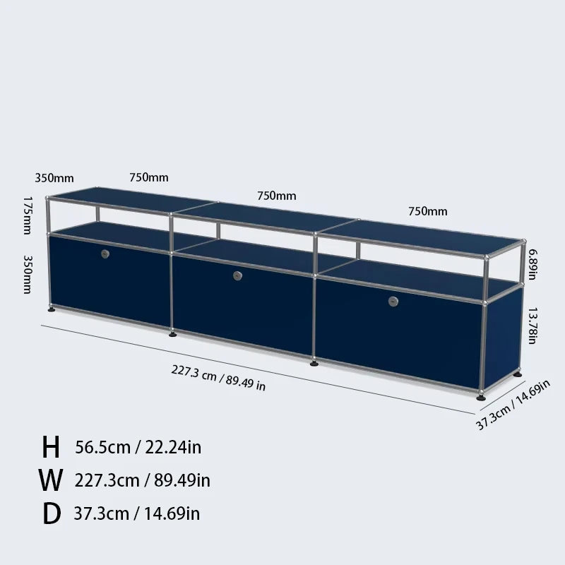 Mueble para TV, armarios de almacenamiento, mueble esquinero, vitrina metálica, módulo para sala de estar, muebles modulares de bricolaje